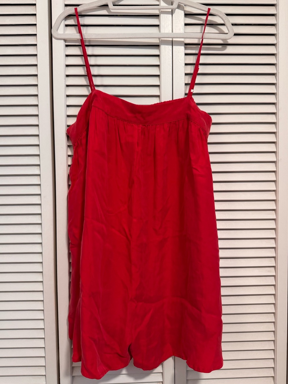 🆕 Self Contrast x Anthropologie Women's Freya Red Romper - L